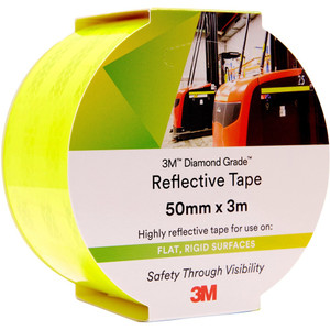 3M 983 REFLECTIVE TAPE Diamond, 50mmx3m 23 - Yellow/Green