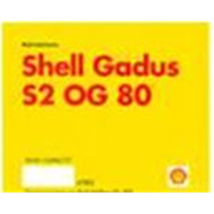 SHELL GADUS S2 OG 80 TANK STICKER Yellow