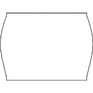 PRICING GUN LABELS - 22 X 16MM White Permanent, Pk10  ( PGL100HP )