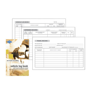 ZIONS POCKET VEHICLE LOG/TRAVEL & EXPENSES RECORD BOOK NO.VTED VTED 180x110mm