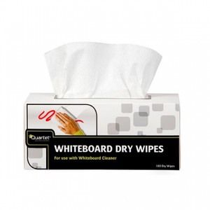 QUARTET WHITEBOARD DRY CLEANING WIPES Bx180 *** While Stocks Last ***