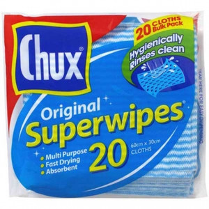 CHUX SUPERWIPES Original 60cm x 30cm Pk20