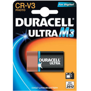 DURACELL PHOTOGRAPHIC ULTRA LITHIUM BATTERIES DL123 3V