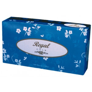REGAL KFT1002 FACIAL TISSUES 2 Ply, 100 Sheet p/box, Ctn48 ***OUT OF STOCK SEE MG-1002***