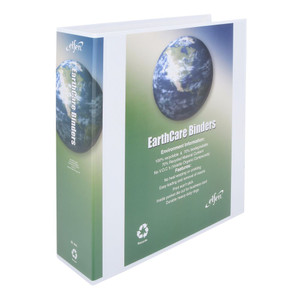 EARTHCARE INSERT BINDER A4 3D RING 65MM WHITE *** While Stocks Last ***