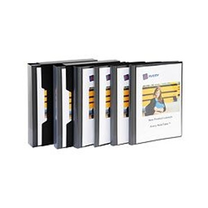 AVERY INSERT COVER DISPLAY BOOK 20 Pocket Black