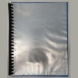 RAZORLINE REFILLABLE DISPLAY BOOKS Clear Front Blue Back A4 20 Pocket RZ19305