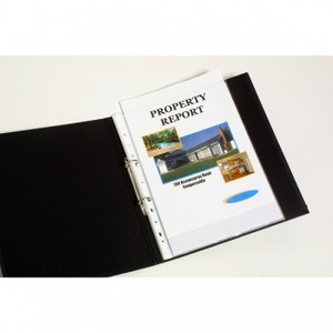 MARBIG COPYSAFE SHEET PROTECTOR Economy Foolscap Low Glare Pk100