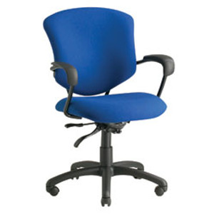 SUPRA OFFICE CHAIR Med. Back With Arms Grp. 1 Fabric