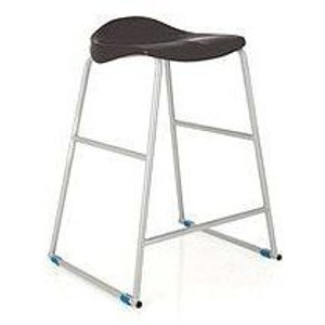 TRACT SCIENCE LABORATORY STOOL 500mm High Charcoal