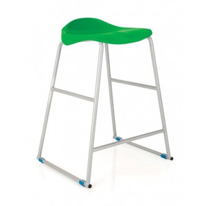 TRACT SCIENCE LABORATORY STOOL 500mm High Green