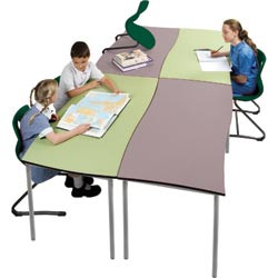 WAVE TABLE 1350x675mm Fixed Height  *** Custom Made - ETA 6-8 weeks from time of order ***