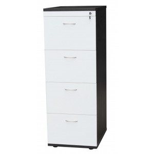 FOI FILING CABINET 4 DRAWERS White 465 x 600 x 1265mm