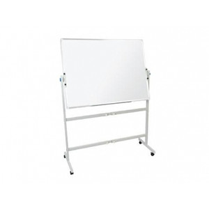 FURNX DOUBLE SIDED WHITEBOARD 1500 x 900mm Including Stand Mobile