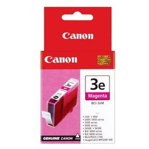 CANON BCI-3E ORIGINAL MAGENTA INK CARTRIDGE Suits BJC3000 / 6000 / 6200 / 6500 / S400SP / 450 / 520 / 530D / 600 / 750 / 4500 / S6300 / MPC100 / 400 / 600 / i550 / i560/ i850/ i865 / MP700 / 730 / 750 / 760 / 780