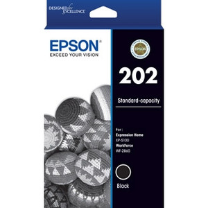 EPSON 202 BLACK INK CARTRIDGE (C13T02N192) Suits EPSON XP 5100 / WF 2860
