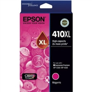 EPSON ORIGINAL 410 HY MAGENTA INK CARTRIDGE (C13T340392) Suits Epson XP 530, Epson XP 630