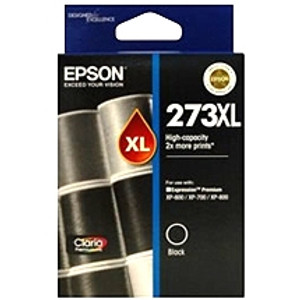 EPSON 273XL ORIGINAL BLACK INK CARTRIDGE Suits Expression Premium XP510 / XP600 / XP700 / XP800 / XP710 / XP610