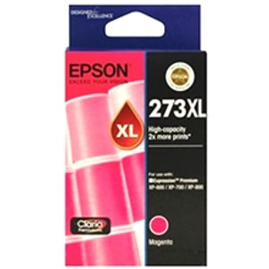 EPSON 273XL ORIGINAL MAGENTA INK CARTRIDGE Suits Expression Premium XP510 / XP600 / XP700 / XP800 / XP710 / XP610