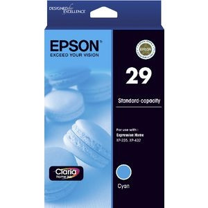 EPSON 29 ORIGINAL INK CARTRIDGE (C13T298292) Cyan 175 Page