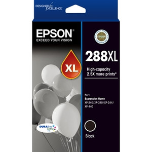 EPSON 288 HY BLACK INK CART (C13T306192) Suits Epson Expression Home XP240 / XP340 / XP344 / XP440