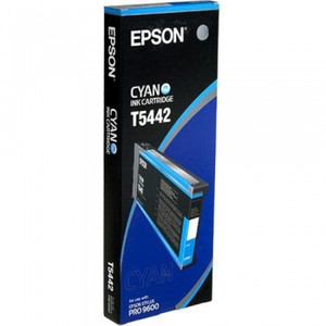 EPSON T5442 ORIGINAL CYAN ULTRACHROME INK CARTRIDGE 220ML Suits Stylus Pro 4000, 7600 & 9600