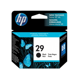 HP 29 BLACK ORIGINAL INK CARTRIDGE (51629A) Suits DeskJet 600 / 670 / 690 / 692 / 694 / 695, OfficeJet 90 / 630 / G635 / 710 /725