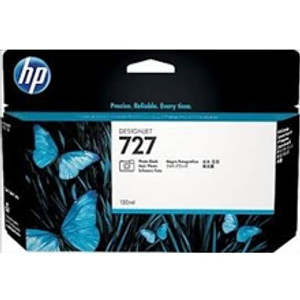 HP #727 300ML MATTE BLACK INK CARTRIDGE C1Q12A (3WX19A) Suits HP DESIGNJET T920 / T930 /  T1500 / T2500
