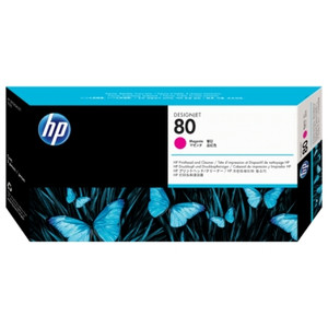 HP 80 MAGENTA PRINTHEAD AND PRINTHEAD CLEANER (C4822A)