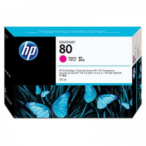 HP 80 ORIGINAL MAGENTA INK CARTRIDGE 350ML Suits DJ 1000 Series **