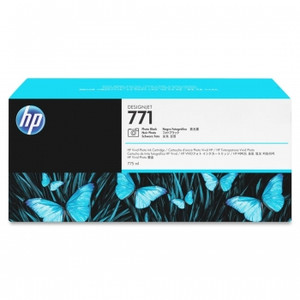 HP 771 ORIGINAL PHOTO BLACK DESIGNJET INK CARTRIDGE 775ML Suits DesignJet