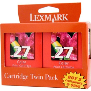 LEXMARK NO. 27 ORIGINAL TWIN PACK