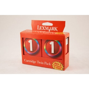 LEXMARK NO. 1 ORIGINAL TWIN PACK