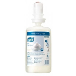 Tork 0520501 S4 Mild Foam Soap 1000ml (1L) Refills to Suit 0561500 Dispenser, Carton of 6
