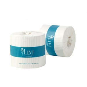 LIVI ESSENTIALS TOILET TISSUE Embossed 2 Ply 700 Sheets Per Roll Ctn48