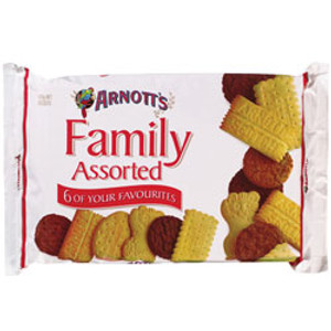 ARNOTTS BISCUITS Family Assorted 500gm 200280988538