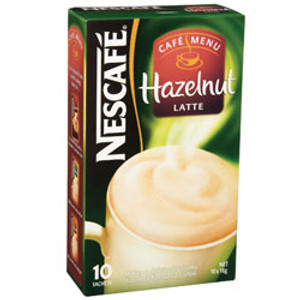 NESCAFE FROTHY COFFEE Individual Portions Hazelnut, Pk10