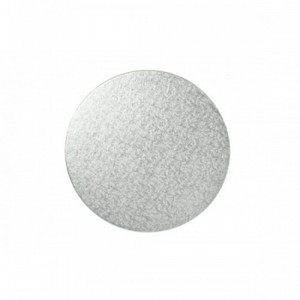 CAKE BOARD FOIL CIRCLES 8" Silver Carton 50