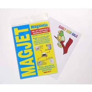 MAGJET PRINTABLE A4 MAGNETIC SHEET Inkjet Printable Magnetic Paper Pk5