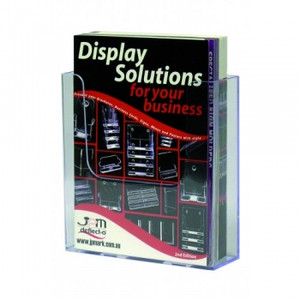 DEFLECT-O BROCHURE HOLDERS A4 Extra Cap.Free/ Wall Mount 283W x 75D x 250H