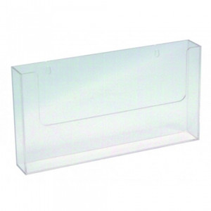 DEFLECT-O BROCHURE HOLDER A3 Landscape Wall Mount