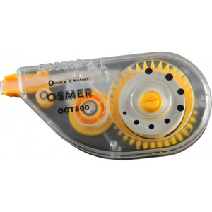 OSMER 5MM CORRECTION TAPE Opaque White Dry Application Correction Tape, Bx20