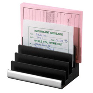 ITALPLAST WORKSPACE MESSAGE SORTER Black/Silver