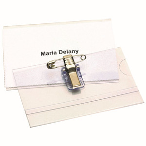 REXEL CONVENTION CARD HOLDER Pin Clip *** While Stocks Last ***