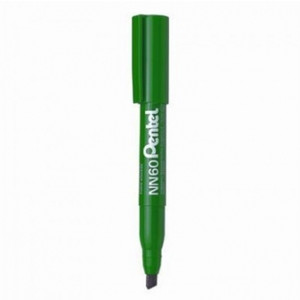 PENTEL NN60 PERMANENT MARKER Chisel Point Green