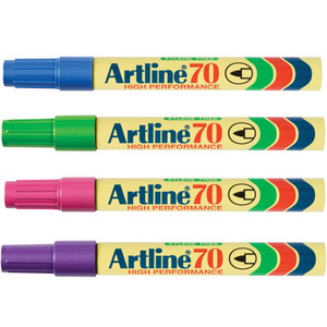 ARTLINE 70 PERMANENT MARKER Brights Assorted