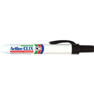 ARTLINE 93 CLIX RETRACTABLE PERMANENT MARKER Chisel Black, Bx12