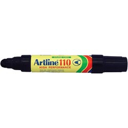 ARTLINE 110 PERMANENT MARKER Bullet Black, Bx6