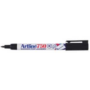 ARTLINE 750 LAUNDRY MARKERS Black, Bx12