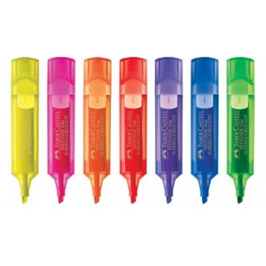 FABER-CASTELL TEXTLINER HIGHLIGHTERS Ice, Yellow